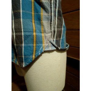 画像7: JELADO/2019・ネルシャツ　ショート丈　オールドブルー