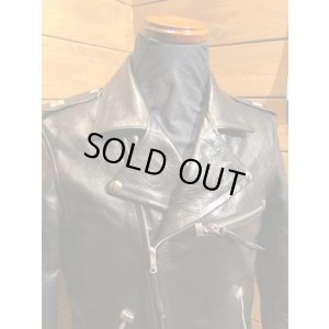 画像3: RainbowCountry/Horsehide Double Riders Jacket ''All State''