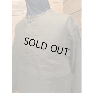 画像6: Cushman/Linen Sleeping Shirts　オリーブ