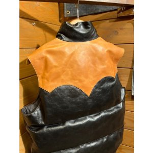 画像8: RainbowCountry/Horse Hide Down Vest ''Challenger'' Duo Tone