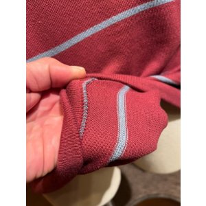 画像5: WestRide/Hevy Border L/S Tee  バーガンディｘブルー