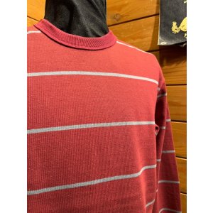 画像6: WestRide/Hevy Border L/S Tee  バーガンディｘブルー