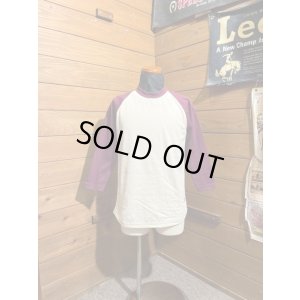画像1: Cushman/3/4 Sleeve Baseball Tee