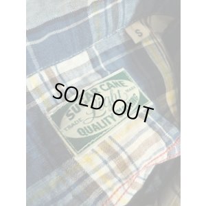 画像10: SugarCaneLight/リネンチェックワークシャツ