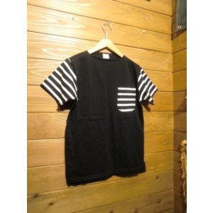 画像3: Cushman/ボーダースリーブ　バスクTee