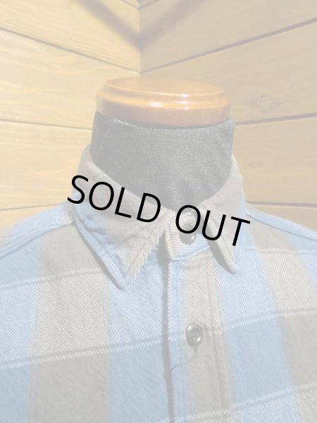 画像6: JELADO/2018・ネルシャツ　レギュラー丈　オールドブルー (6)