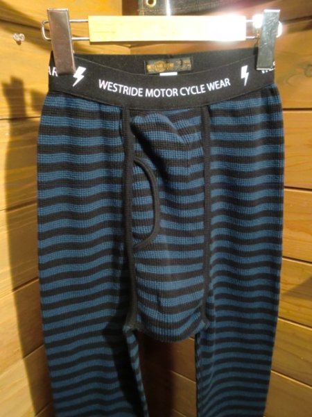 画像3: WestRide/Border Thermal Pants ネイビーxブラック (3)