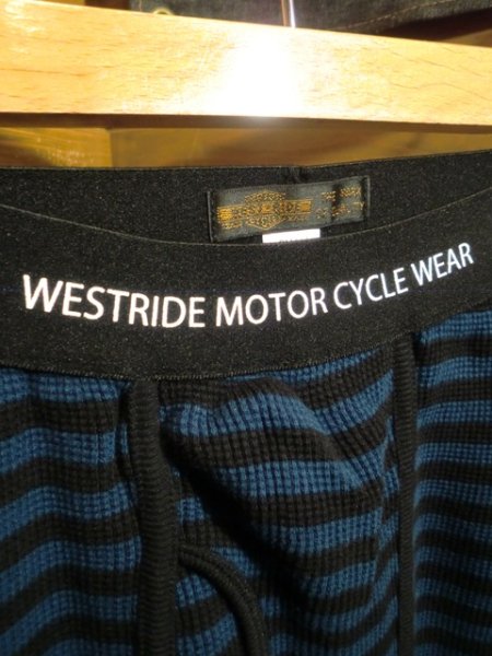 画像4: WestRide/Border Thermal Pants ネイビーxブラック (4)