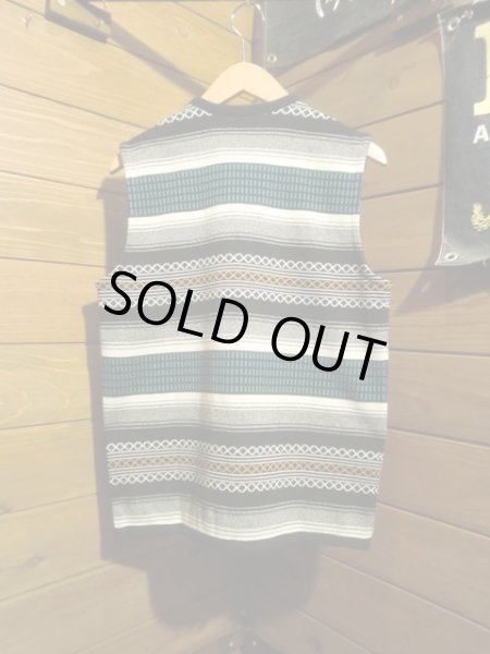 画像6: WestRide/Classic Rib Rug Border Vest (6)