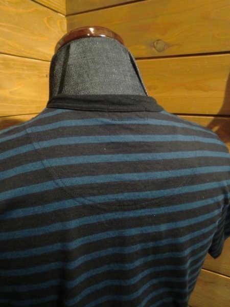 画像6: Colimbo/半袖ヘンリー　ブラックｘネイビー (6)