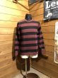 画像1: WestRide/Hevy Border L/S Tee マルーン (1)