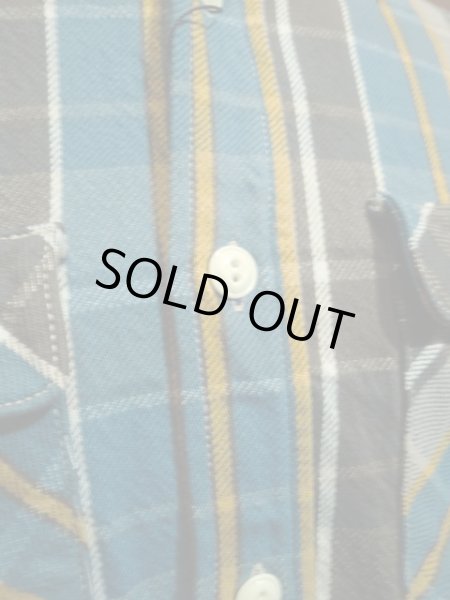 画像4: JELADO/2019・ネルシャツ レギュラー丈 オールドブルー (4)