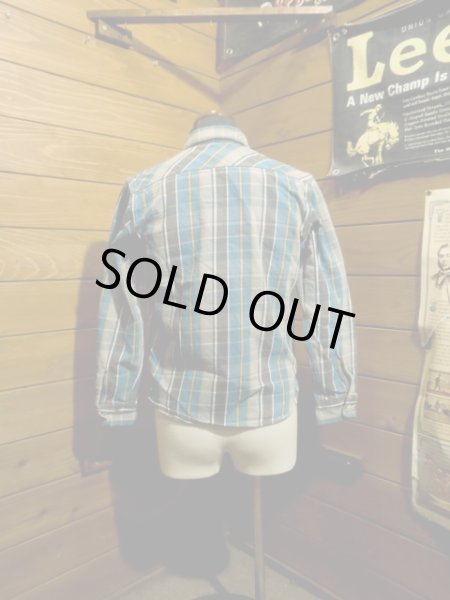 画像2: JELADO/2019・ネルシャツ レギュラー丈 オールドブルー (2)