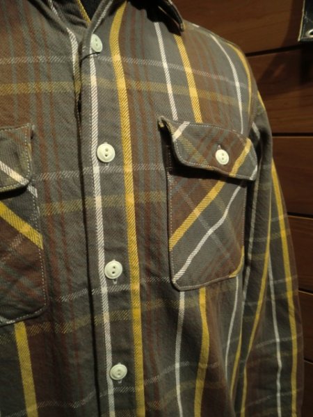 画像3: JELADO/2019・ネルシャツ レギュラー丈 チョコレートブラウン (3)