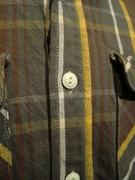 画像4: JELADO/2019・ネルシャツ レギュラー丈 チョコレートブラウン (4)