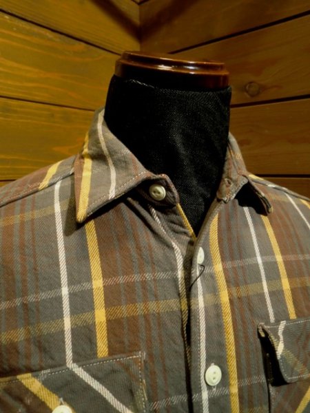 画像5: JELADO/2019・ネルシャツ レギュラー丈 チョコレートブラウン (5)