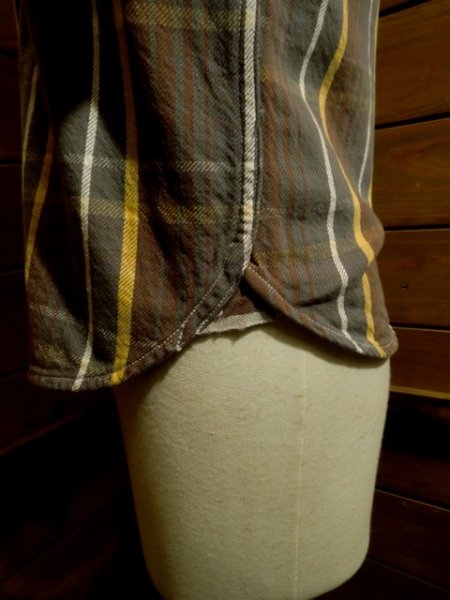 画像7: JELADO/2019・ネルシャツ レギュラー丈 チョコレートブラウン (7)