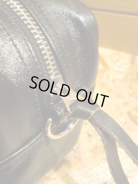 画像4: RainbowCountry/Leather shoulder Pouch ブラック (4)