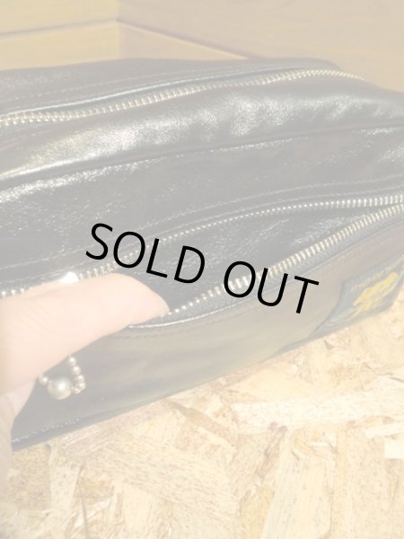 画像9: RainbowCountry/Leather shoulder Pouch ブラック (9)