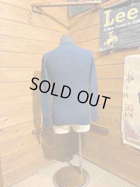 画像2: JELADO/Mega Thermal ヘンリーネック インディゴ (2)