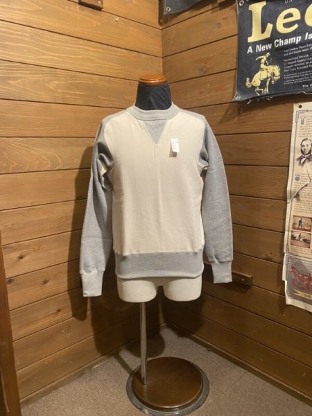 画像1: Cushman/Two Tone Freedom Sleeve Sweat (1)