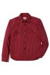 画像1: JELADO/2021 Union Workers Shirt  ショート丈  レッド (1)