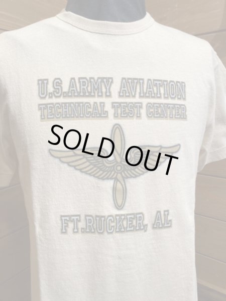 画像3: Colimbo/Luna Park Printed Tee "U.S.Army Aviation" 生成り (3)