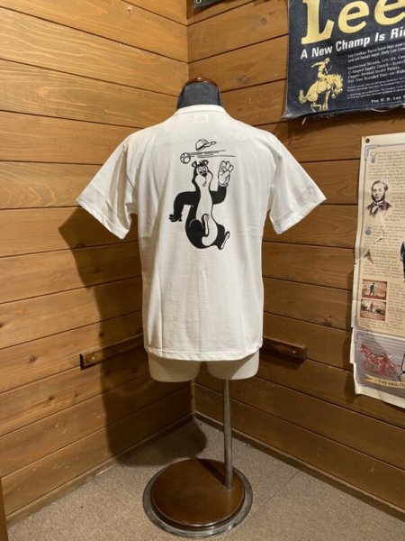 画像2: Cushman/Print Tee Hamms Bear ホワイト (2)