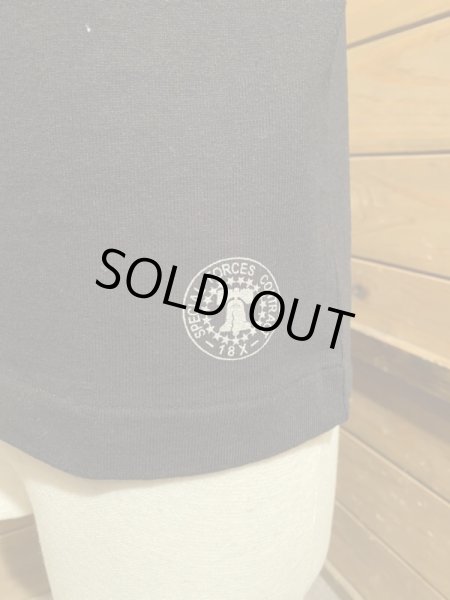 画像5: Colimbo/Elmira Bi-Color Tee ブラック (5)