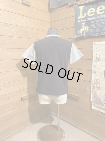 画像2: Colimbo/Elmira Bi-Color Tee ブラック (2)