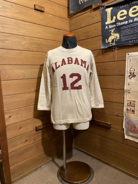 画像1: WestRide/Alabama Football Tee アイボリー (1)