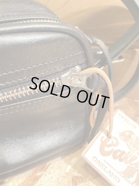 画像2: RainbowCountry/Leather shoulder Pouch ブラック (2)