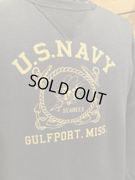 画像3: Colimbo/Rotc Shack Sweat ''Seabees'' ブラック (3)