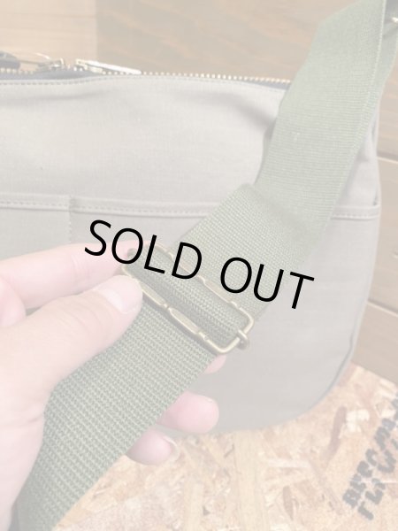 画像6: Cushman/Canvas Messenger Bag  オリーブ (6)