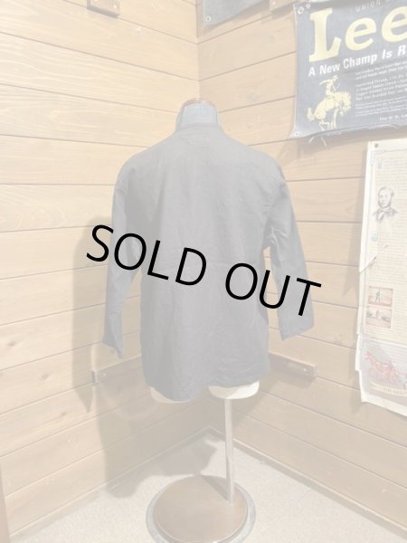 画像2: Cushman/Linen Sleeping Shirts　ブラック (2)