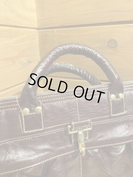 画像4: RainbowCountry/Leather Helmet Bag シールブラウン (4)