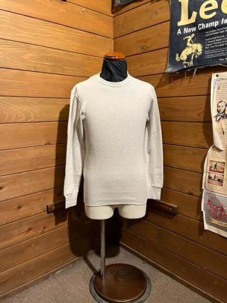 画像1: Colimbo/Fremont Cotton Thurmal Shirt　L/S オートミール (1)