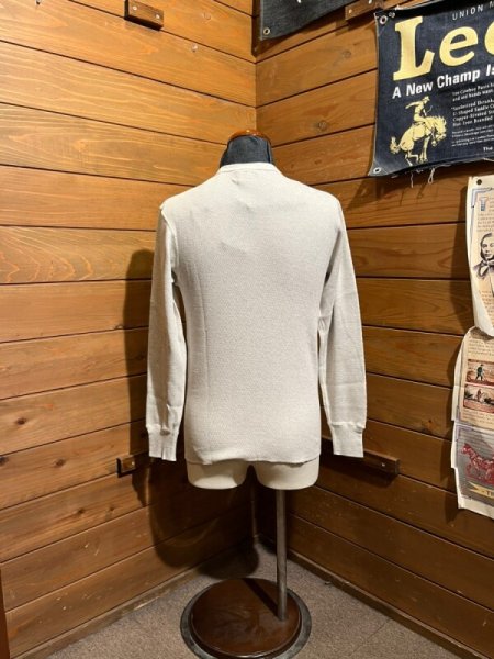 画像2: Colimbo/Fremont Cotton Thurmal Shirt　L/S オートミール (2)