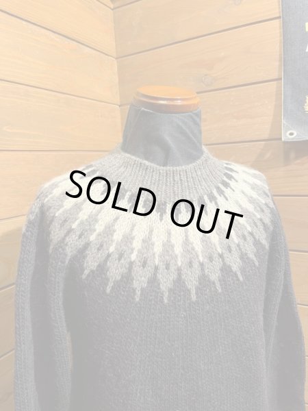 画像4: Colimbo/Sandia Alpaca Wool Sweater　ブラック (4)