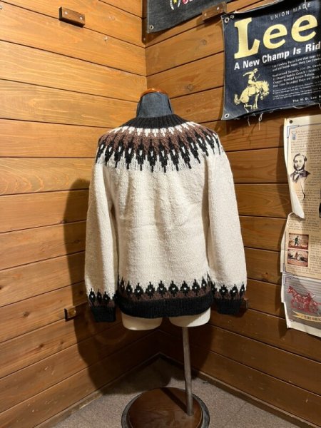 画像2: Colimbo/Sandia Alpaca Wool Sweater ホワイト (2)