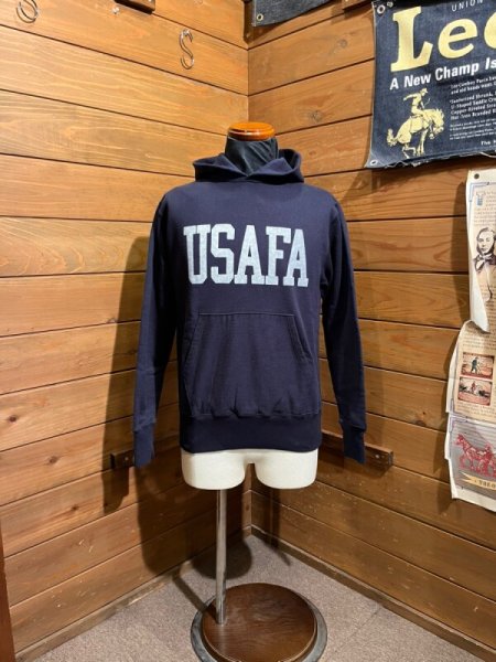 画像1: Cushman/Pile Sweat Parka "USAFA"　ネイビー (1)