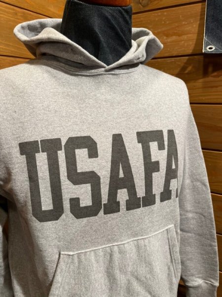 画像4: Cushman/Pile Sweat Parka "USAFA"　グレー (4)