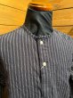 画像3: Cushman/Cotton Linen Stripe Sleeping Shirts　ネイビー (3)