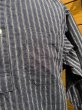 画像4: Cushman/Cotton Linen Stripe Sleeping Shirts　ネイビー (4)