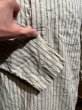 画像6: Cushman/Cotton Linen Stripe Sleeping Shirts　ベージュ (6)