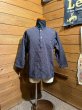 画像1: Cushman/Cotton Linen Stripe Sleeping Shirts　ネイビー (1)