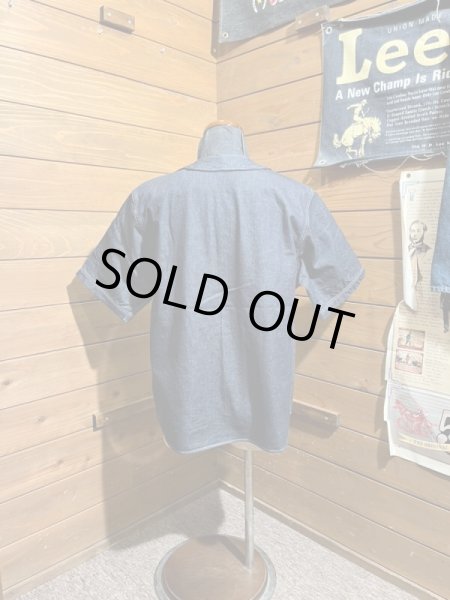 画像2: Colimbo/Doolittle Base Ball Shirt 10oz Indigo Denim (2)