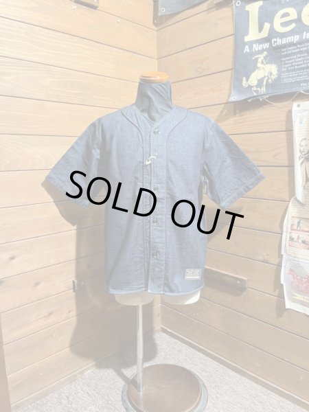 画像1: Colimbo/Doolittle Base Ball Shirt 10oz Indigo Denim (1)