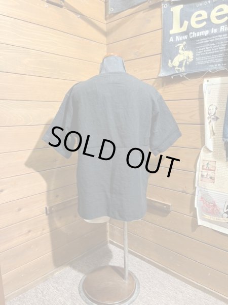 画像2: Colimbo/Saint-Malo Smock Shirts ブラック (2)