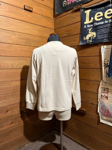 画像2: Colimbo/Prairie Dog L/S Henry-Tee ホワイト (2)